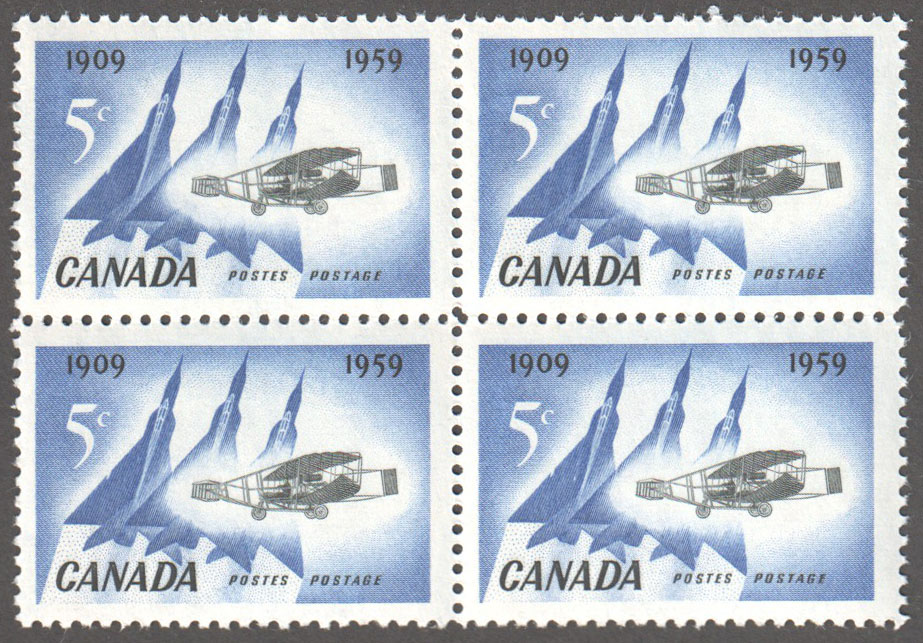 Canada Scott 383 MNH Block - Click Image to Close